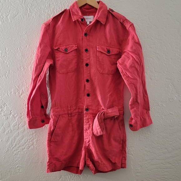 Current/Elliot The Kaya Button-Front Romper Size 1 / Small - Picture 1 of 6